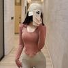 Yoga Long Sleeves Female Fashion Good-looking Sexy Workout Clothes