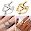 Gold Silver Color Trend Vintage Elegant Ring For Women Party Jewelry