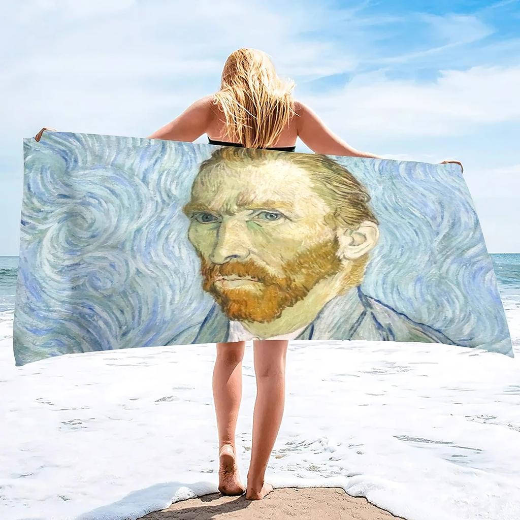 Starry Night Sand Free Beach Towels Absorbent Oversized Bath Towel Large Size Hand Towels for Swimming Bathroom Pool