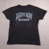 Death Row Records Shirt Mens Large Black Lightning Logo Graphic Tee Rap Hip Hop