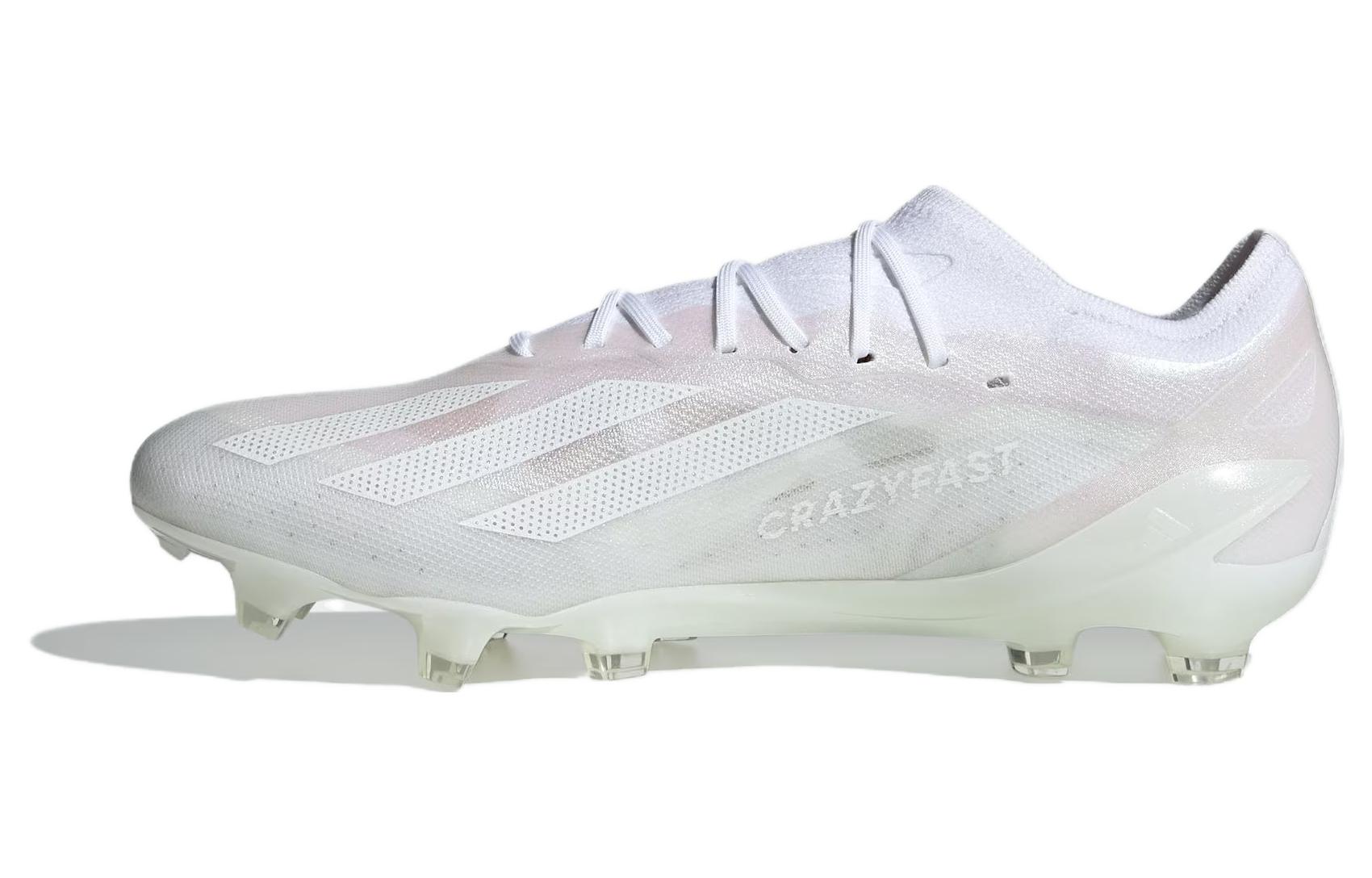 X Crazyfast Adidas.1 Fg  Triple White  GY7418 46