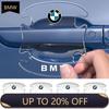 For 4pcs Transparent Car Door Handle Bowl Sticker For BMW M M1 M2 M3 M4 M5 M6 F20 G30 F30 F31 E36 E87 E60 E91 X1 X3 X5 Acces