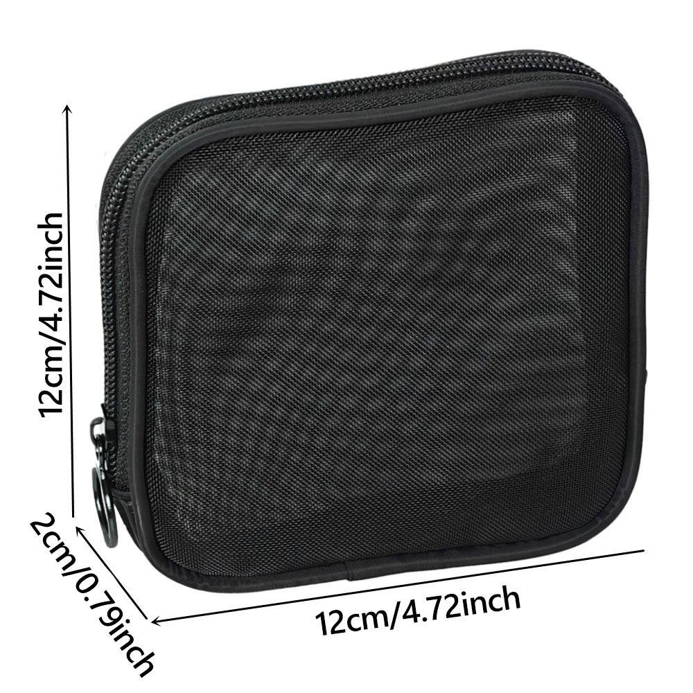 Zipper Design Mesh Storage Bag Mesh Lipstick Cosmetic Pouch High Quality Makeup Bag