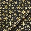 Rentierbedrucktes Geschenkpapier Heißfolien-Geschenkpapier Schwarz-Gold-Geschenkpapier Klassischer Glamour für Weihnachten