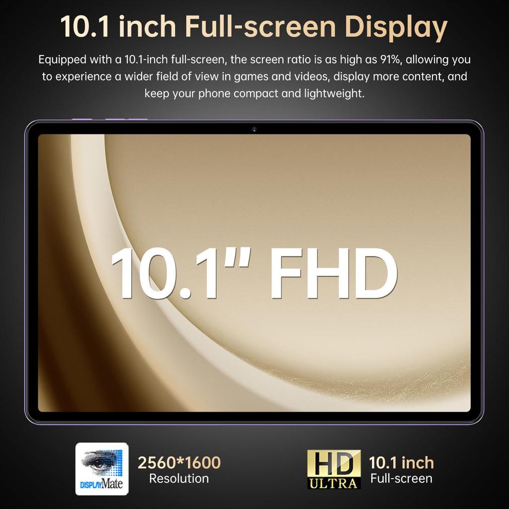 Pad 25 Ultra Android Tablet: 16GB RAM, 1TB Storage, Large Screen with Eye Protection