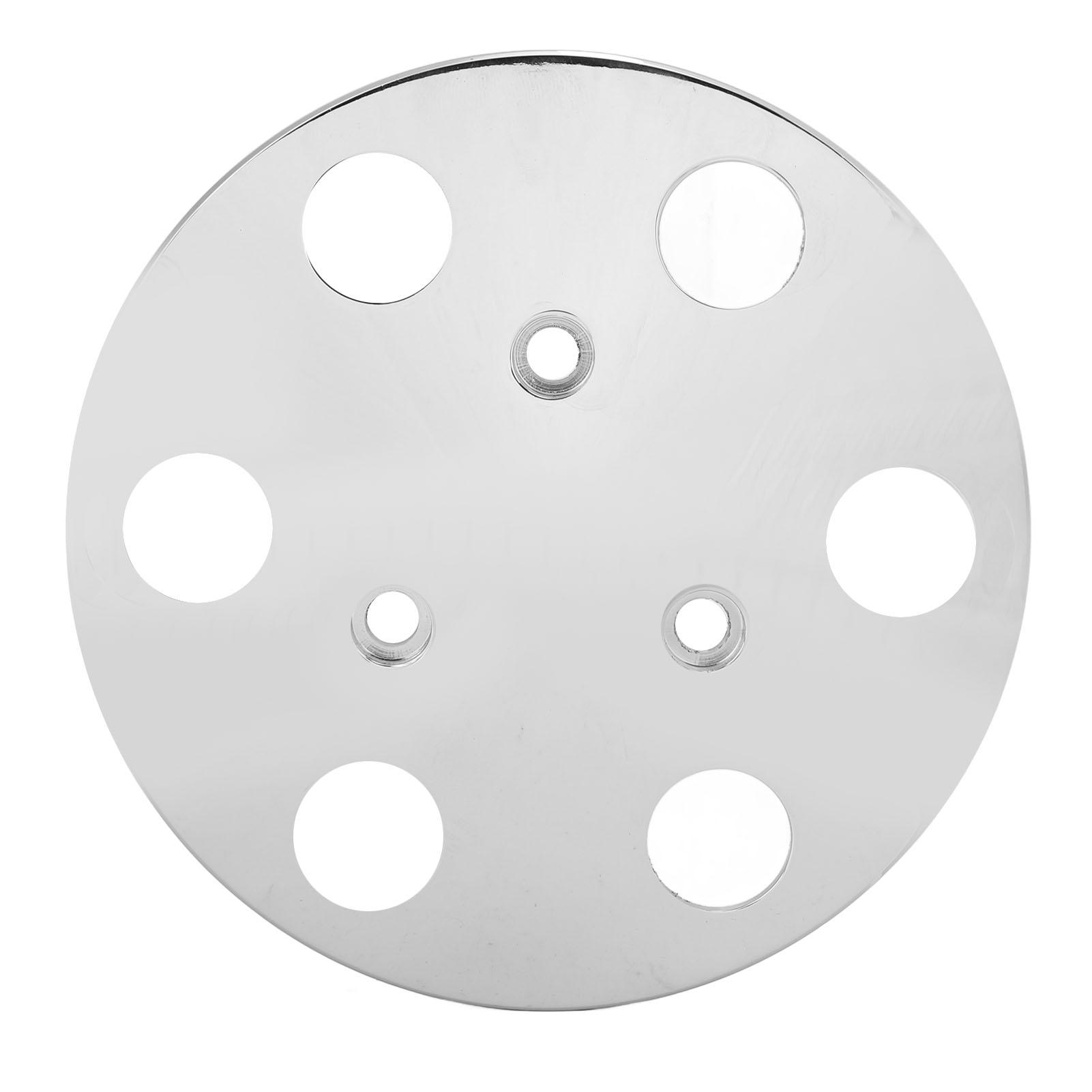 

AC Compressor Clutch Pulley Cover Aluminum Alloy High Strength Rustproof for Sanden 508 SD5 Compressors Silver Chrome