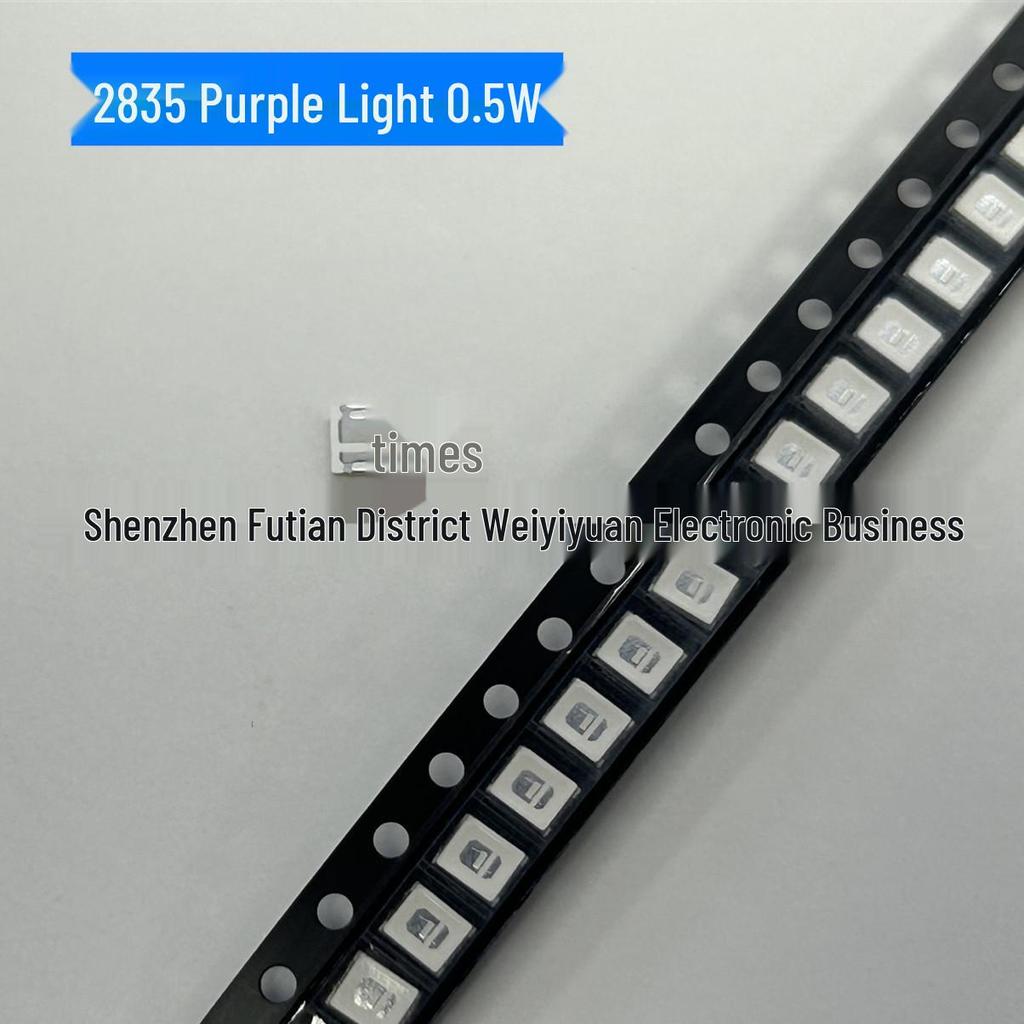 2835 High Brightness Purple LED SMD Lamp Beads 0.5W Large Chip