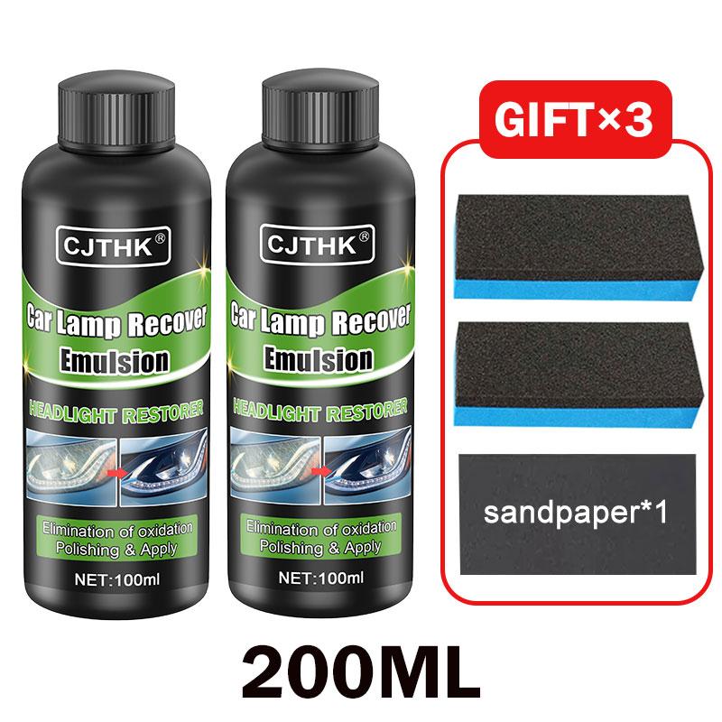Poliersets zur Restaurierung von Autoscheinwerfern, Scheinwerfer-Kratzer-Entferner, Reparatur-Reinigungspaste, entfernt Oxidation, Scheinwerfer-Polierflüssigkeit