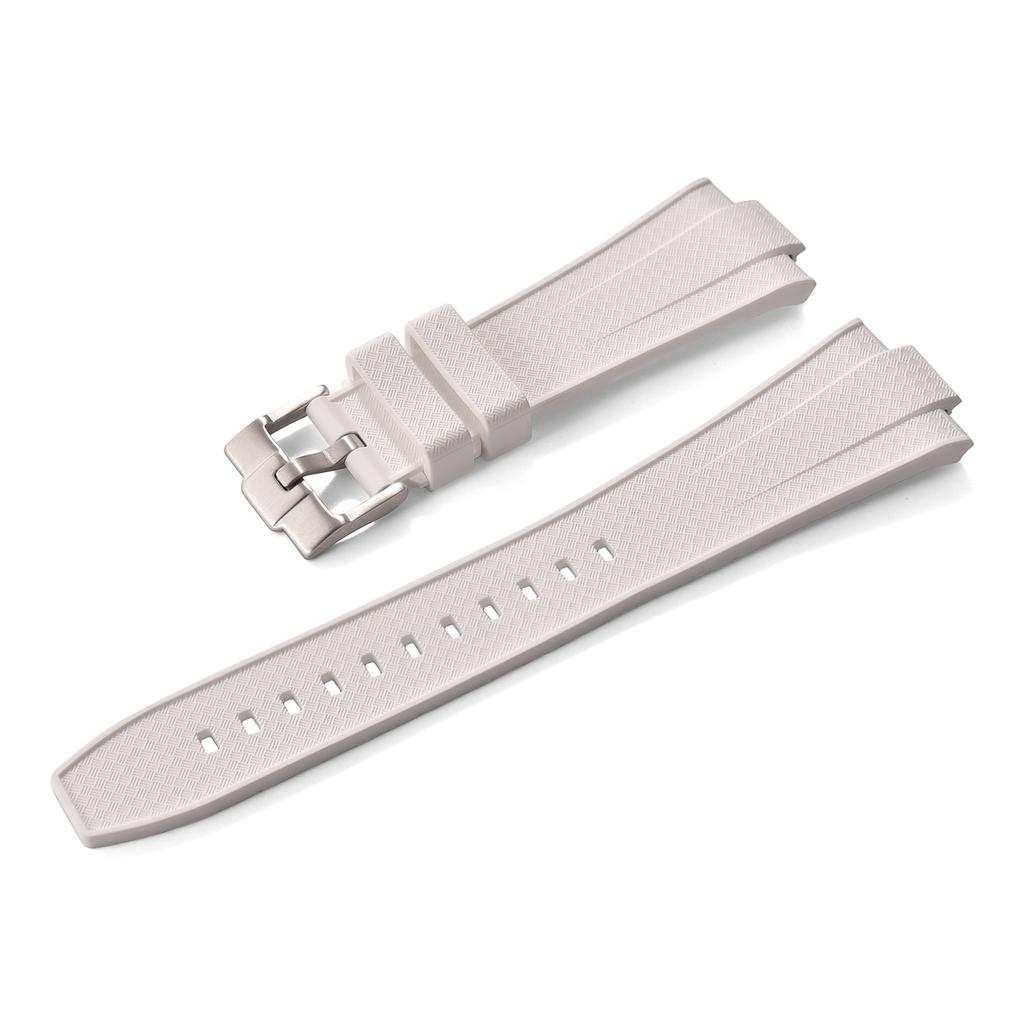 Quick Release Silicone Strap For Tissot PRX T137.407/T137.410 Super Player 40mm Men Convex Rubber Watch Band Bracelet 12mm