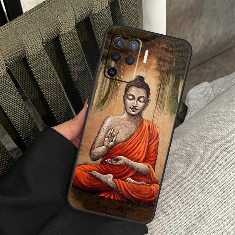 Buddha Case For Oppo A80 A60 A40 A94 A54 A98 A78 A18 A38 A58 A16 A76 A96 A17 A77 A74 A57S A15 Cover