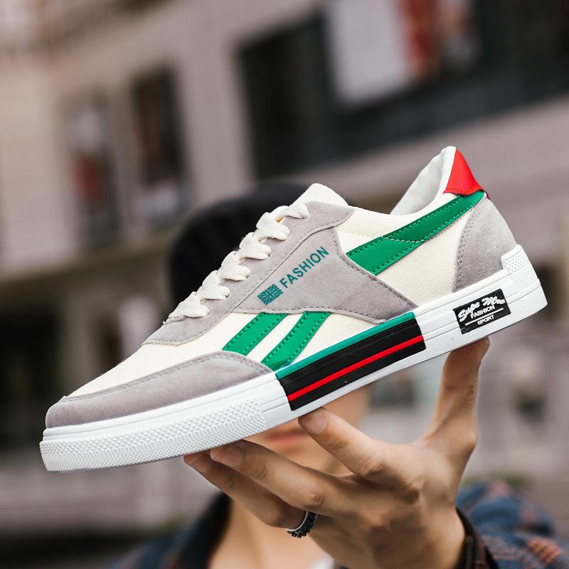 Summer Men's Shoes Breathable Canvas Shoes Men's Students Casual Board Shoes