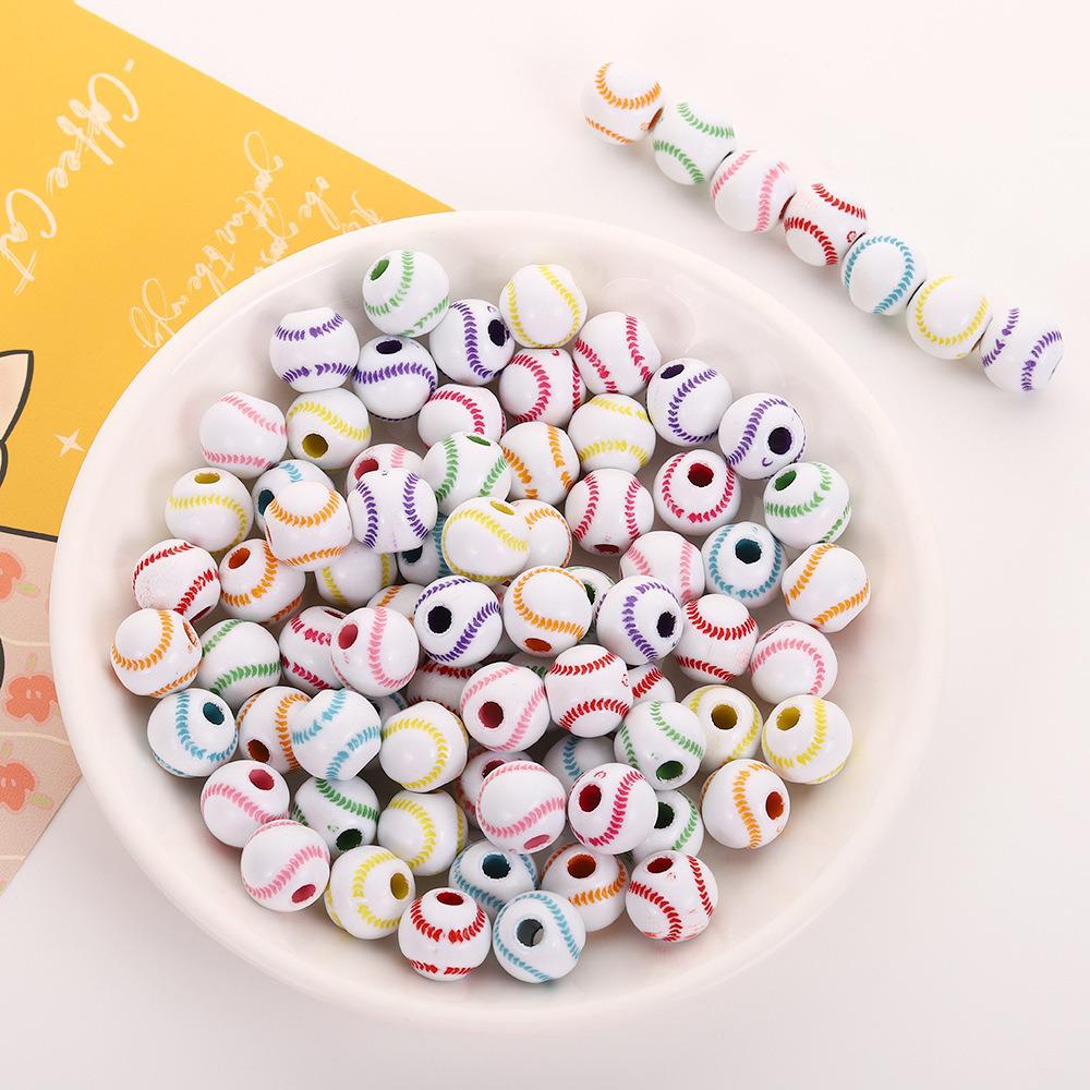 Acrylic Letter Beads for Kids' Jewelry Making – Educational DIY Beading Accessories