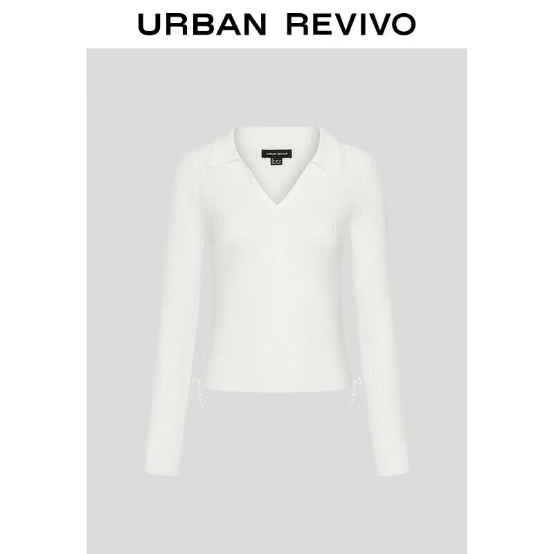 

Укороченный женский трикотажный топ с V-образным вырезом и завязками UR 2025 L