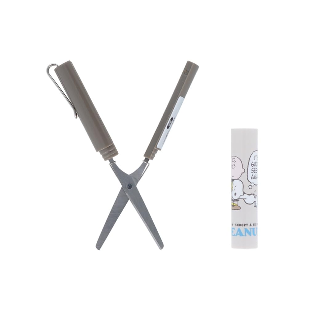 Stationery Snoopy Portable B S3721558 Sun-Star Scissors, Stick-Shaped, Sticky, Pattern,