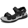 Handmade Mens Sandals Genuine Leather Sandals Men Outdoor Summer Shoes Casual Flats Lightweight Fashion Men Sneakers Beach Shoes