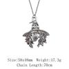 Vintage Angel Wing Pendant Necklace Alloy Feather Guardian Charm Necklaces Blessing Jewelry Gift For Making