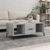 VidaXL Coffee Table Sonoma Grey 102x50x40 Cm Engineered Wood 829306