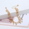 Nouvelle Mode Été Plage Chaîne de Pied Bijoux Pour Femmes Exquis Or Argent Couleur Strass Brillants Bracelets de Cheville Cheville