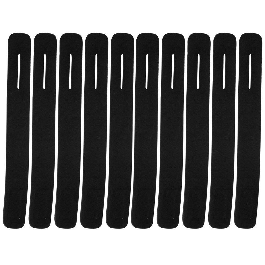 10Pcs Set Fishing Rod Tie Strap AntiSlip Pole Fixing Band Rod Wrap Holder Accessory
