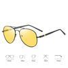 Fashion Vintage Unisex Metal Frame Night Vision Glasses Reduce Visual Fatigue Lenses Anti-Glare Anti Reflective UV400 Eyewear