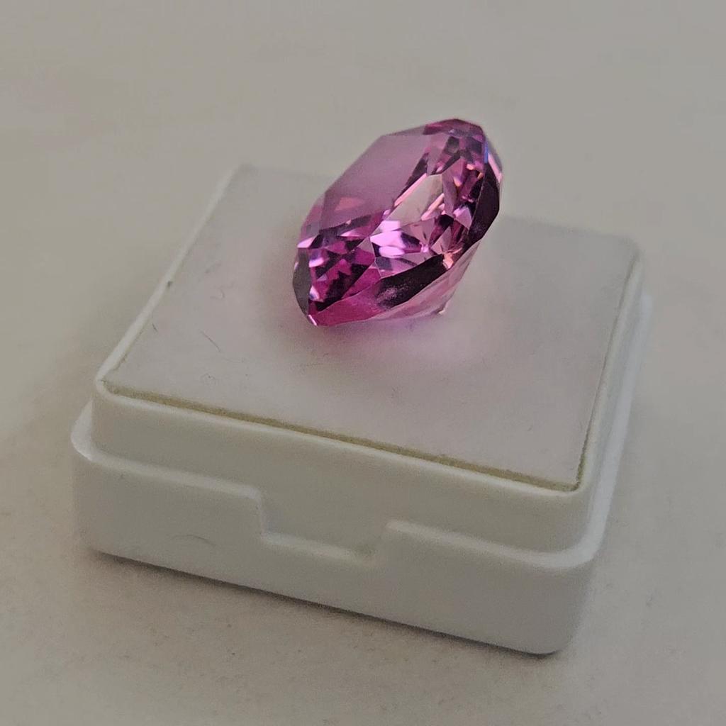 17-18 Ct Natural Pink Sapphire Cushion Cut Stunning Certified Loose Gemstone