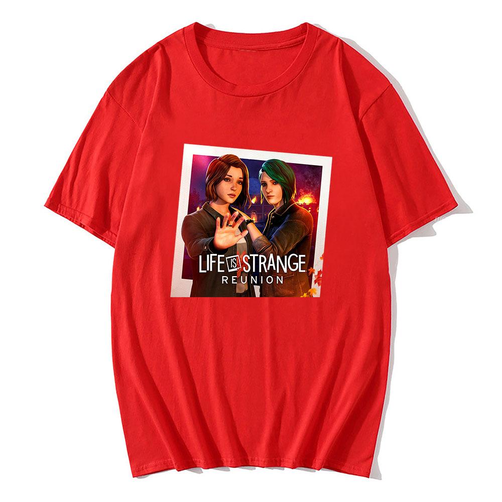 Life Is Strange: Reunion T-shirt Summer Short Sleeve Soft Male Tshirts Hot Game Fashion Design Graphic Merch Unisex Streetwear