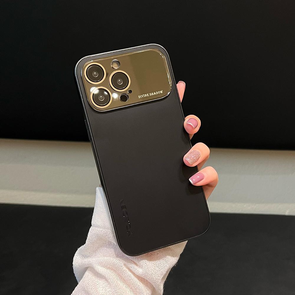 Großes Fenster Dünner Kameraobjektiv-Schutzhülle Für iPhone 17 Air 16 15 14 13 12 Pro Max Matt Galvanisierte Bildschirmschutz Anti-Drop Abdeckung