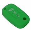 Jingyuqin 3 Buttons Silicone Car Key Case Cover For LADA Priora Sedan Sport Kalina Granta Vesta X-Ray XRay For Renault