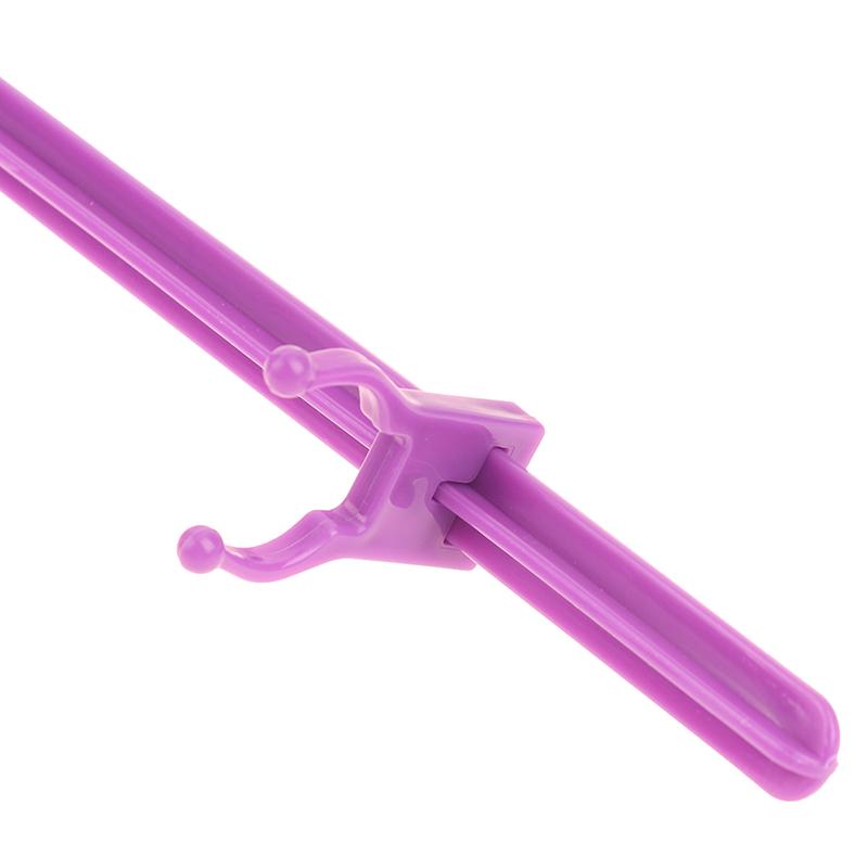 5Pcs Waist Doll Stand Display Holder Model Purple Support Toy Model Accessories