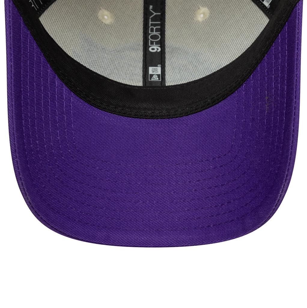New Era 9FORTY NBA Basketball Adjustable Cap Lakers Bulls Free Size Beige/Purple Hat