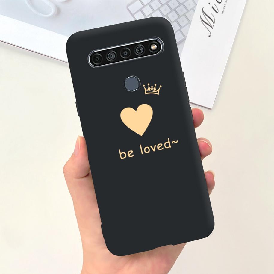Para Funda LG K61 LMQ630EAW LM-Q630 Flor de Moda Suave Coque Fundas de Teléfono Para LG K61 2020 K 61 Cubierta Trasera de Silicona Para LGK61 Funda