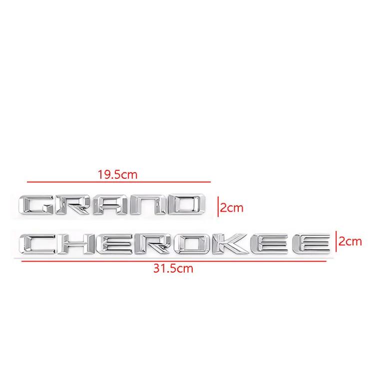 Car Front Rear LIMITED 4X4 Logo Auto Grille Emblem Sticker Accessories For Jeep Renegade Compass Grand Cherokee Wrangler Rubicon