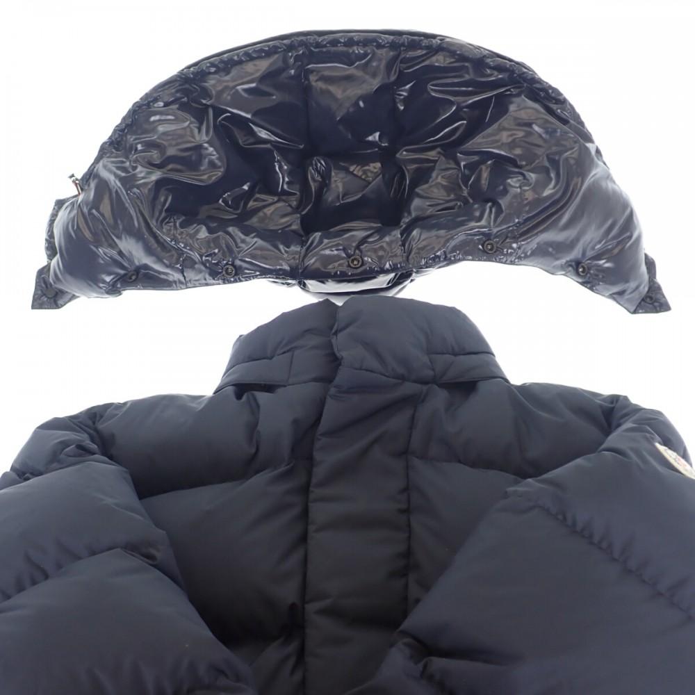 Moncler E20914133785_549SM 2 Pánská péřová bunda Námořnická modř polyester