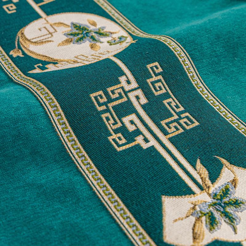 Solid Wood Sofa Cushion Chinese High-Grade Non-Slip Cushion Backrest Towel Cover Cloth Four Seasons Universal Sofa Cushion Cover