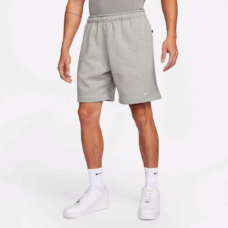 Nike Solo Swoosh Casual Shorts Unisex Gray DV3056-063