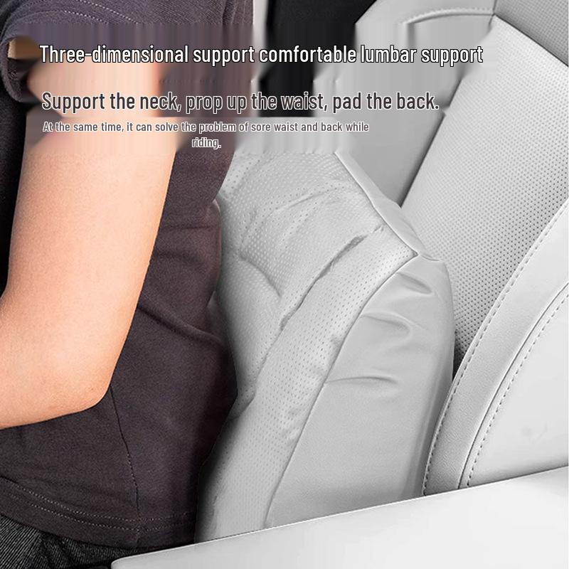 Xiaopeng Car Headrest Lumbar Support & Nappa Leather Neck Pillow for X9P7+/G7/G6/G9/MONAM03
