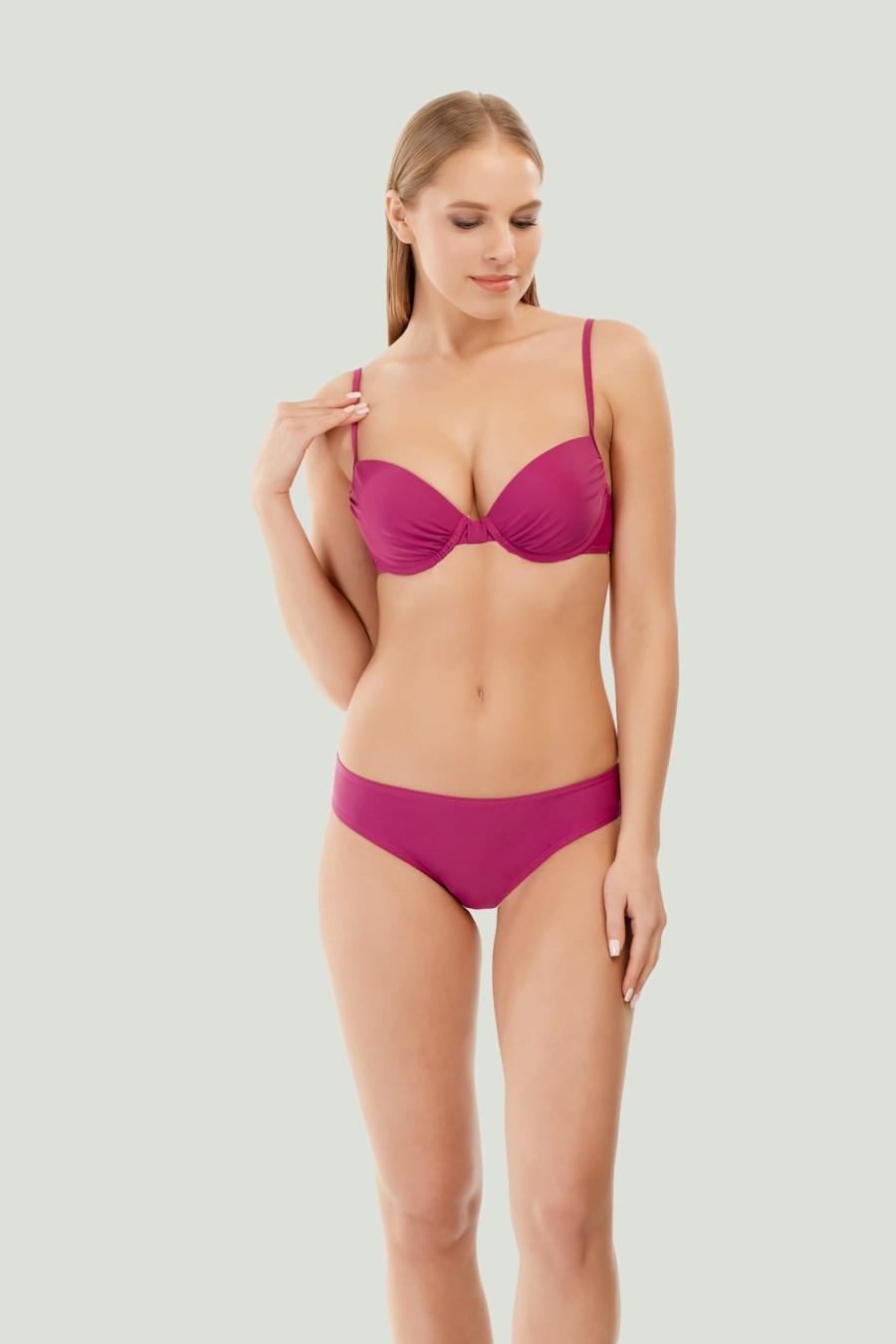 

Купальник Push Up, плавки сліп Marc & Andre (66618) 48B/XL імперська червоний колір