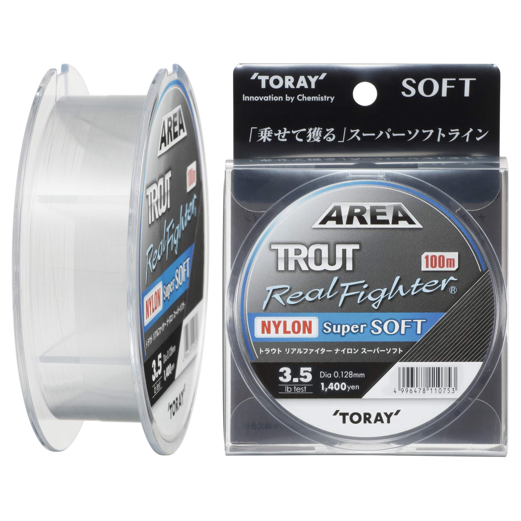 

TORAY Line Troutorial Fighter Nylon Super Soft 100m 3.5lb