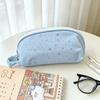 Star Polka Dot Pencil Case Shell-Shape Pencil Pouch Simple Stationery Bag  Gift