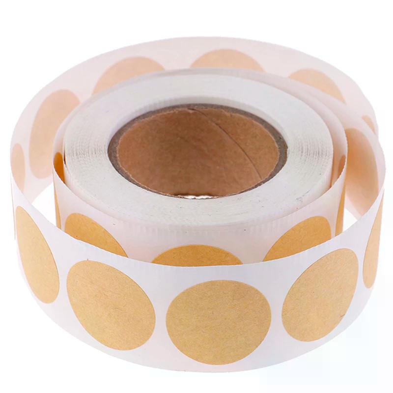 500pcs Blank round Craft Stickers DIY Sealing Labels for Package Crafts