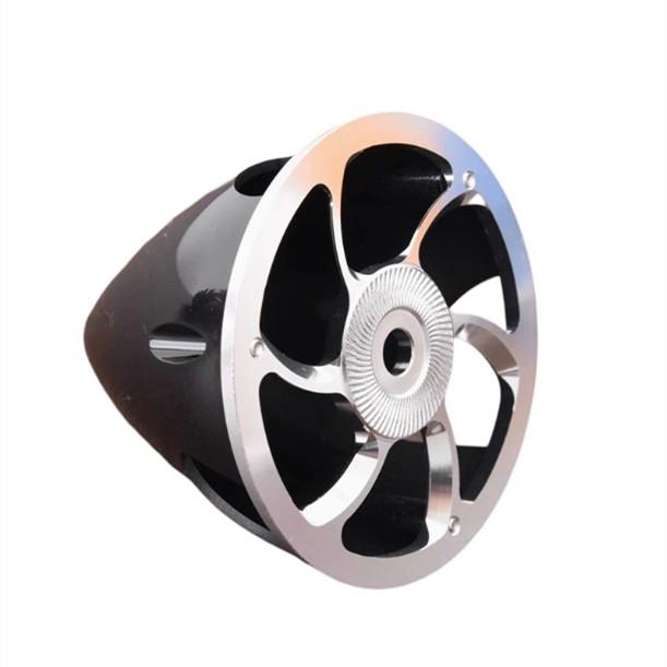 

82MM 3 Blade Spinner Propeller Parts Plastic CNC Aluminum Bottom for RC Airplane DIY Parts Hobbies Accessories 1PCS чорний