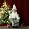 Festival Santa Doll with Sturdy Base Holiday Homes Office Decors Indoors Outdoor Christmas Display 12Inch