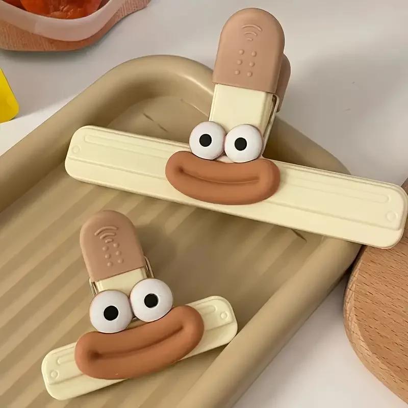 2 Pcs Creative Snack Sealing Clip Food Preservation And Moisture-Proof Sealing Clip Multifunctional Office Long Tail Clip