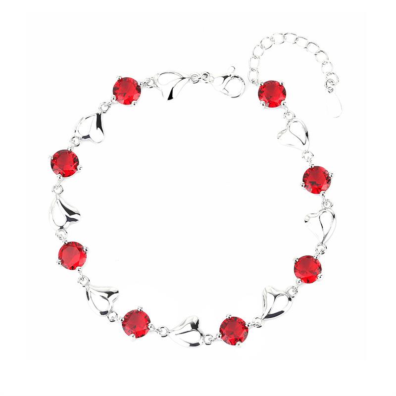 Sale at a loss, supply Internet celebrity handmade heart bracelet multi-color versatile new women's style