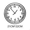 Cartoon Wall Clock for Home And Office, Non Ticking Acrylic Design