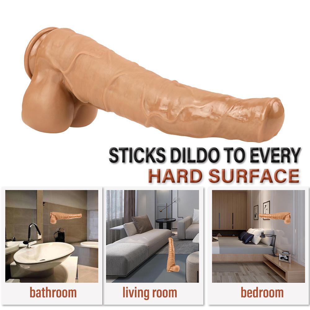 MoDi Riesiger realistischer großer Pferdedildo aus PVC, Tier-Penis mit Saugnapf, für Erwachsene, Sexspielzeug für Frauen, Vagina, Männer, Anal, Masturbator