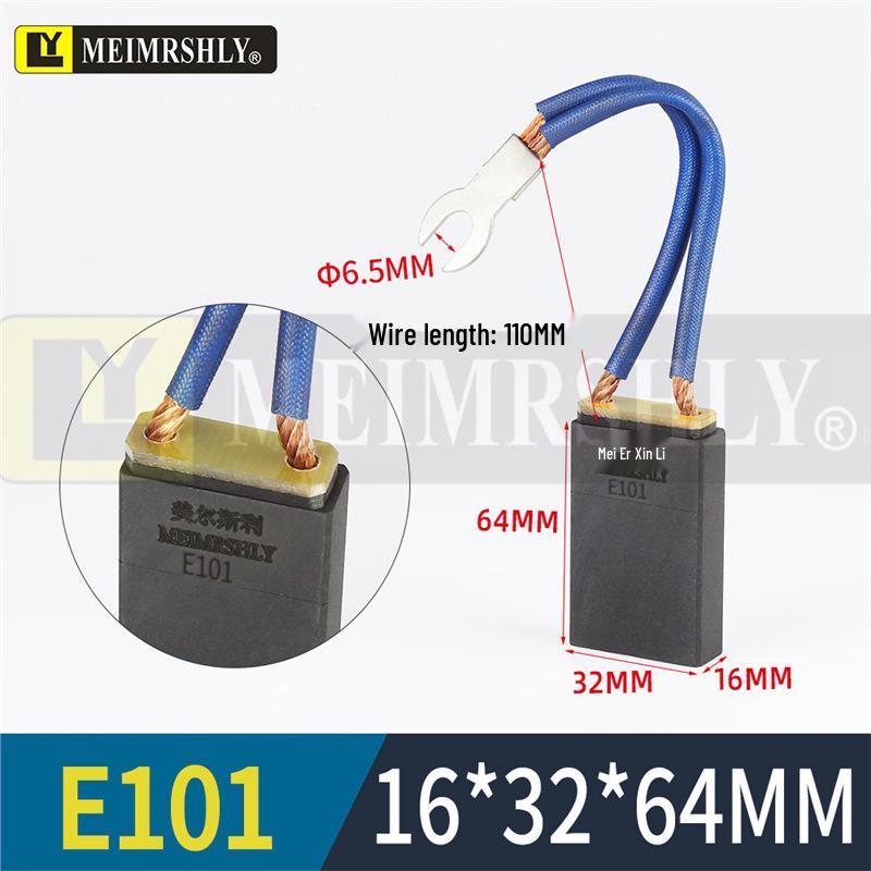 MEIMRSHLY E101 DC Motor Brushes - Sizes: 12.5, 16, 20, 25, 32, 40, 50, 60