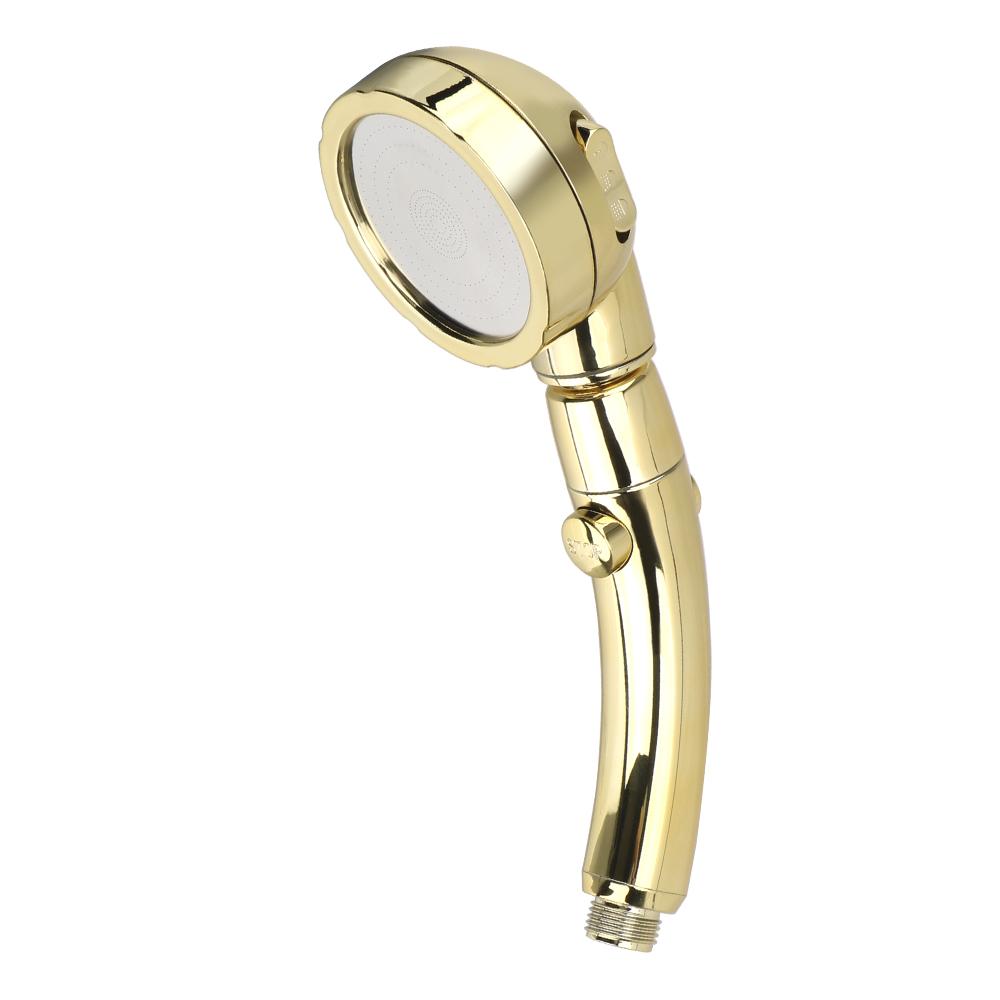 360 Degrees Rotating Handheld Shower Head Adjustable Water Saving Shower Head 3 Spray Setting with ON/OFF Pause SwitchGood product