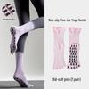 Non-slip Five-finger Yoga Socks - Spring/Summer Ballet Style for Pilates, Casual Japanese Sweet Design, Versatile Split-toe Sports Socks