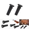 2PCS Ebony Musical Instrument Accessories 4/4 3/4 Wood Violin Endpin  Instrument Repair